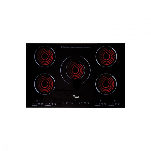 مسطح كهربائي اى كوك، 5 شعلات، بلت ان، 90 سم – BH5090CF Image 1 Preview