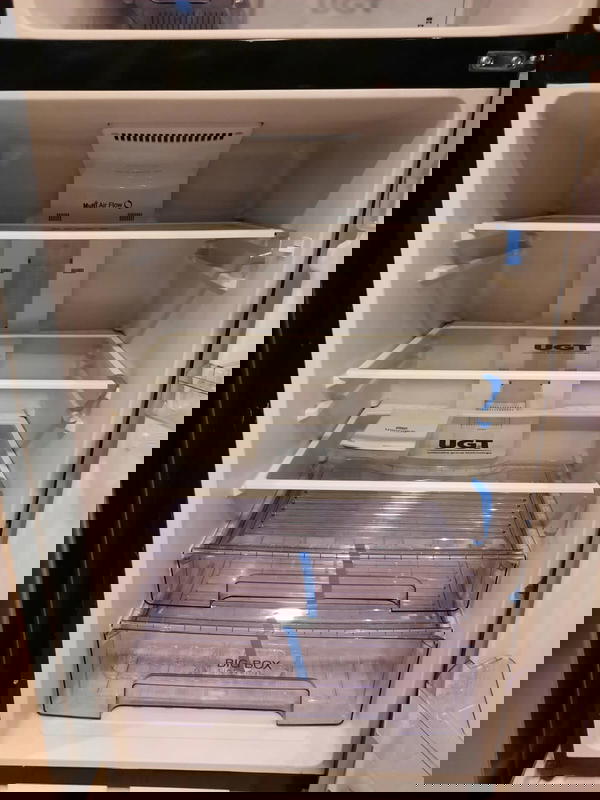 ثلاجة يونيون اير545 لتر ICOOL زجاج اسود ديجتال -URN650D  Image 5 Preview