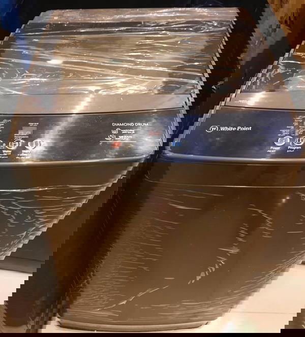 وايت بوينت غسالة ملابس 9 كيلو فوق أوتوماتيك لون سيلفر WPTL9DBA Image 2 Preview