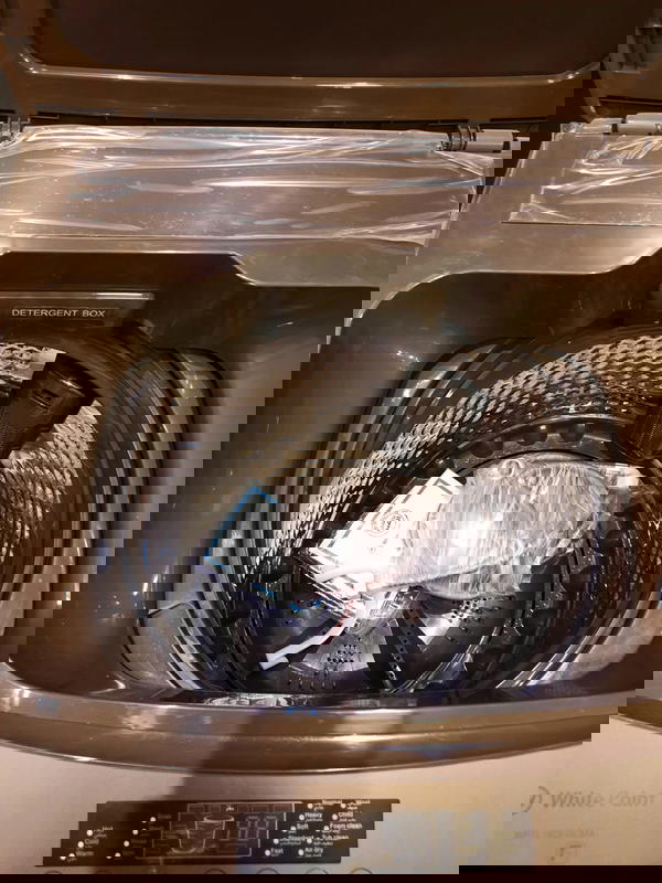 وايت بوينت غسالة ملابس فوق اتوماتيك 14 كجم ديجيتال رمادي WPTL14DFGCMA Image 5 Preview