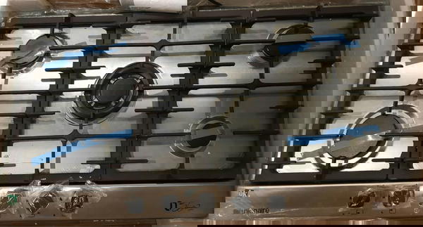 يونيون اير مسطح غاز بلت ان 5 شعلة 90 سم استانلس BH5090S-8-IS-OS Image 3 Preview