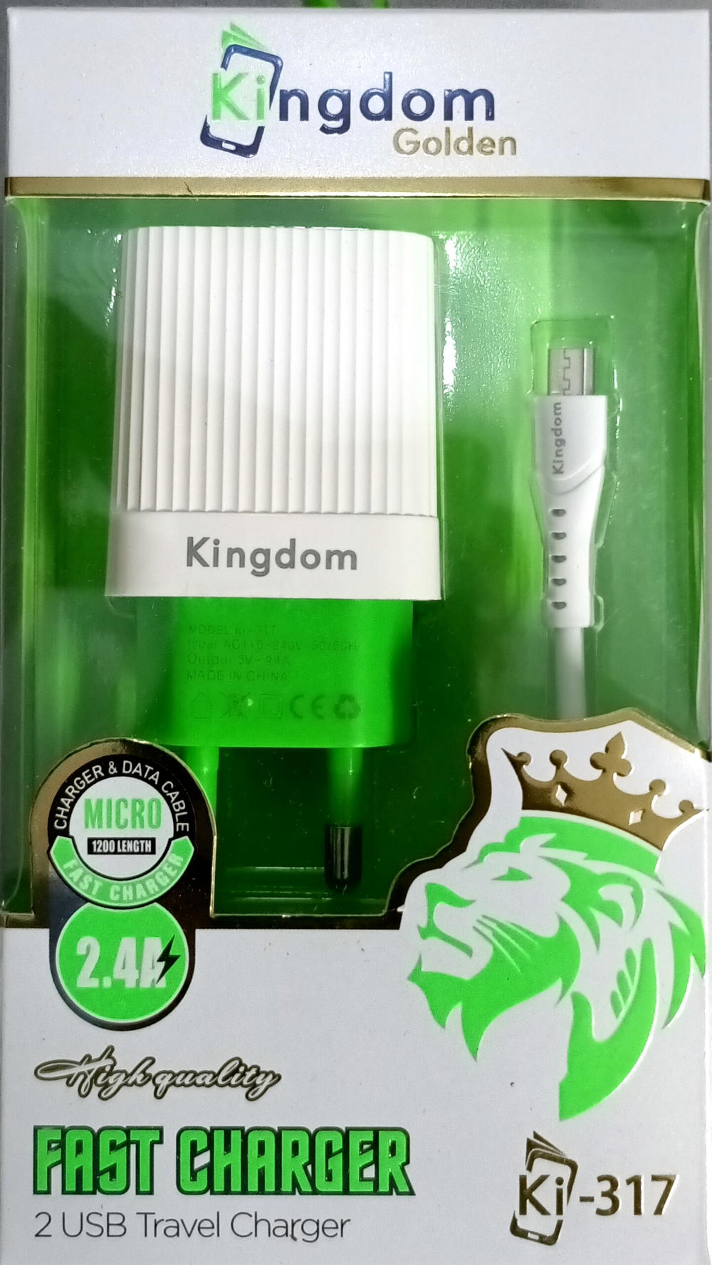 شاحن مايكرو كينج دوم K-317 Preview Image