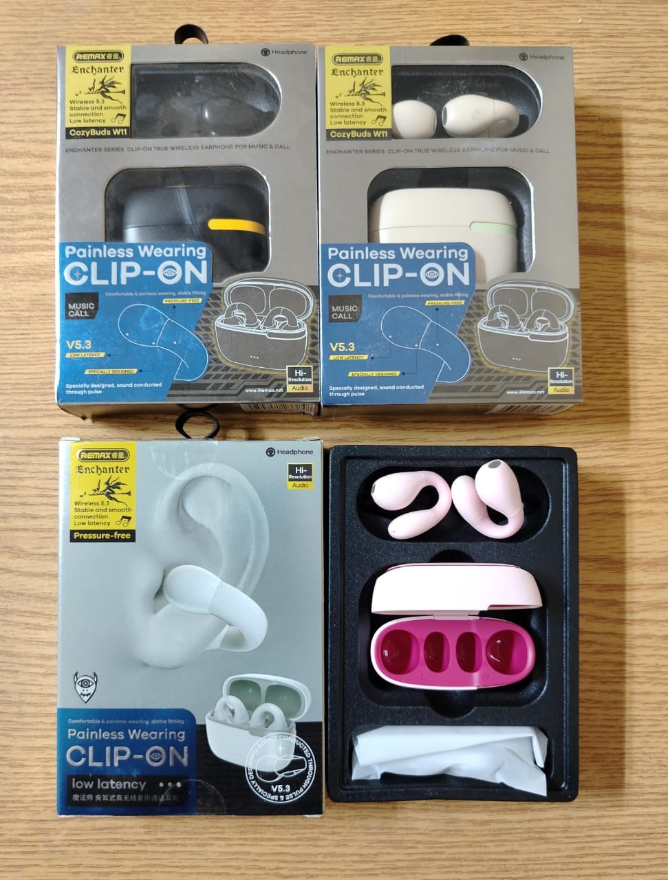 آيربود Clip-On أوريجينال ضمان 3 شهور Remax P10 Preview Image