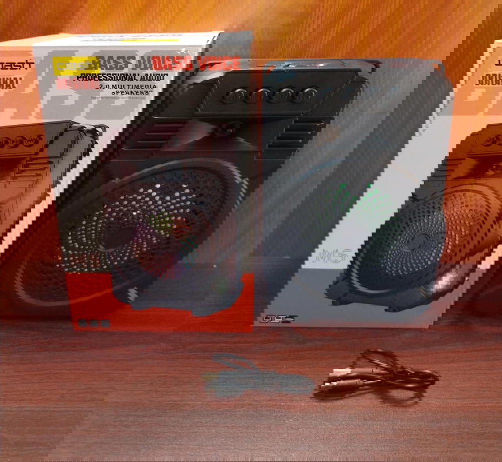اسبيكر بلوتوث مضئ ضمان Crash M5 Preview Image