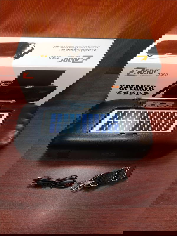 اسبيكر بلوتوث طاقة شمسية ضمان Zero z303 Image 2 Preview