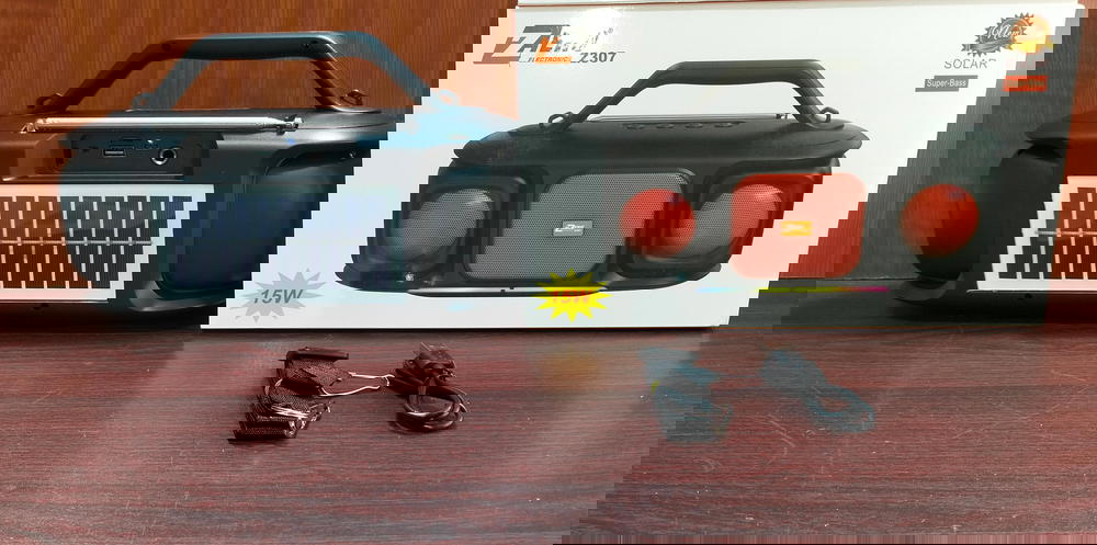 اسبيكر بلوتوث طاقة شمسية ضمان Zero z307 Preview Image