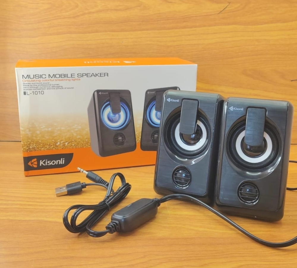اسبيكر مضئ Kisonli L-1010 usb Preview Image