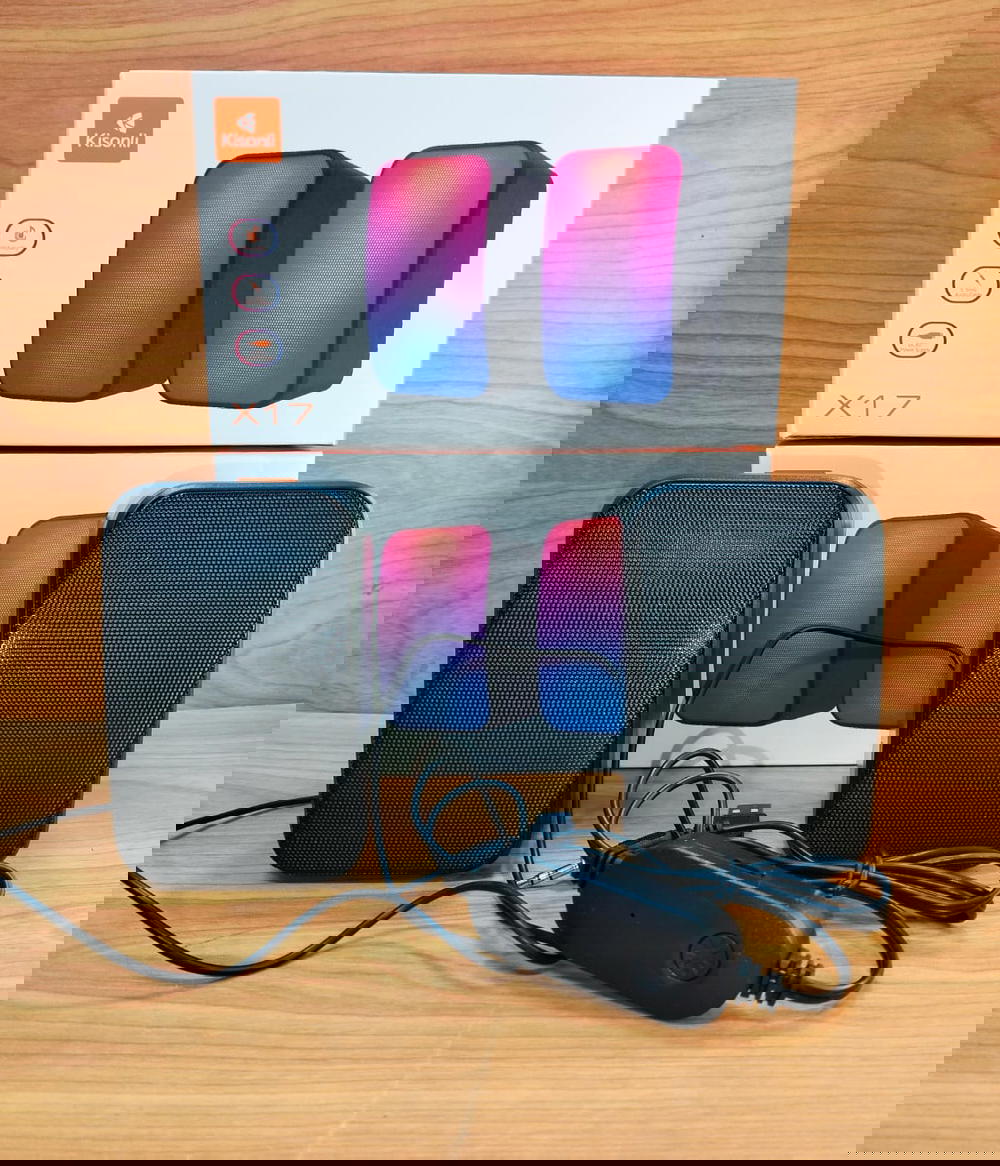 اسبيكر مضئ Kisonli X17 usb Preview Image