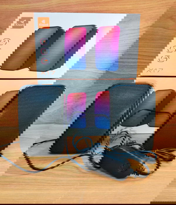 اسبيكر مضئ Kisonli X17 usb Image 1 Preview