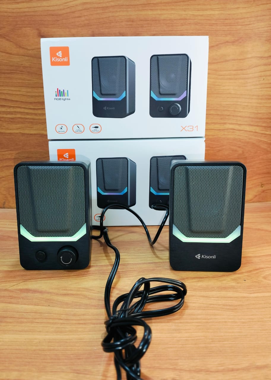 اسبيكر مضئ Kisonli X31 usb Preview Image