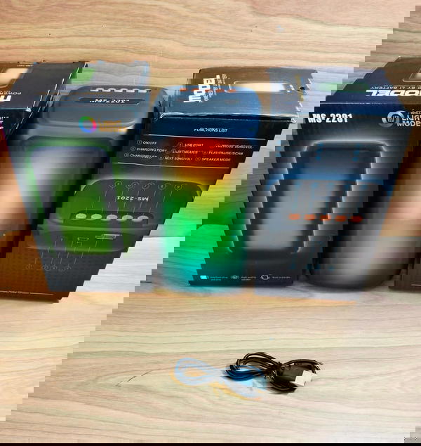اسبيكر بلوتوث مضئ MS-2201 Image 1 Preview