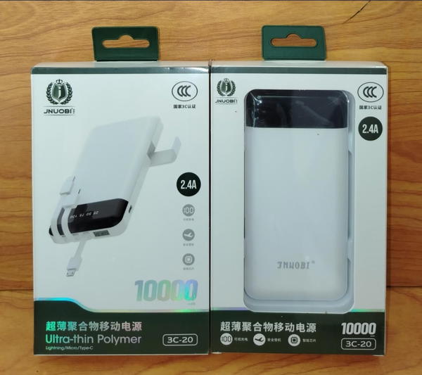 باور بنك 10 آلاف 3*1 شاشه ضمان JNUOBI 3C-20 Image 1 Preview