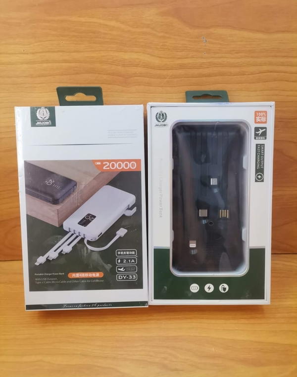 باور بنك 20 آلاف 3*1 ضمان JNUOBI dy-33 Image 1 Preview