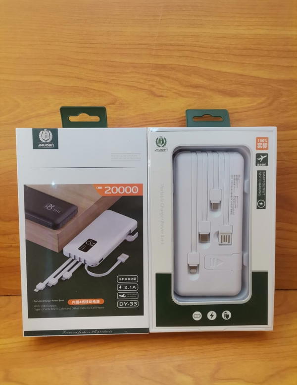 باور بنك 20 آلاف 3*1 ضمان JNUOBI dy-33 Image 2 Preview