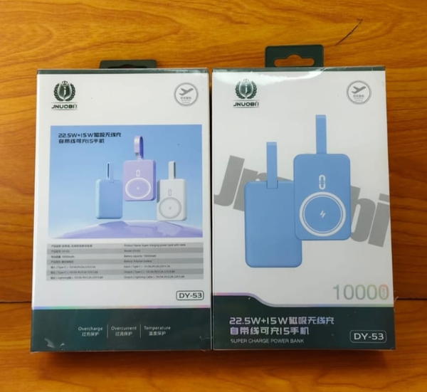 باور بنك وايرليس 10 آلاف 22.5 وات Macsafe ضمان JNUOBI dy-53 Image 1 Preview