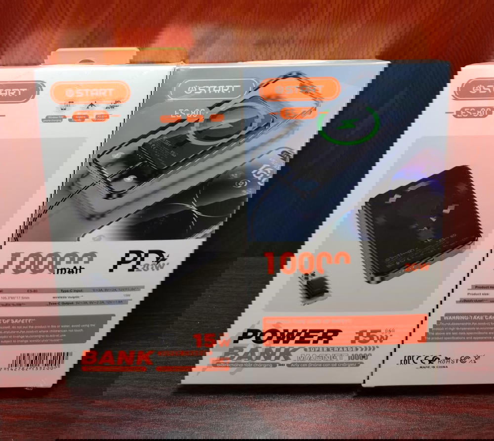 باور بنك وايرليس 10 الاف 15 وات PD ضمان Start es80 Preview Image