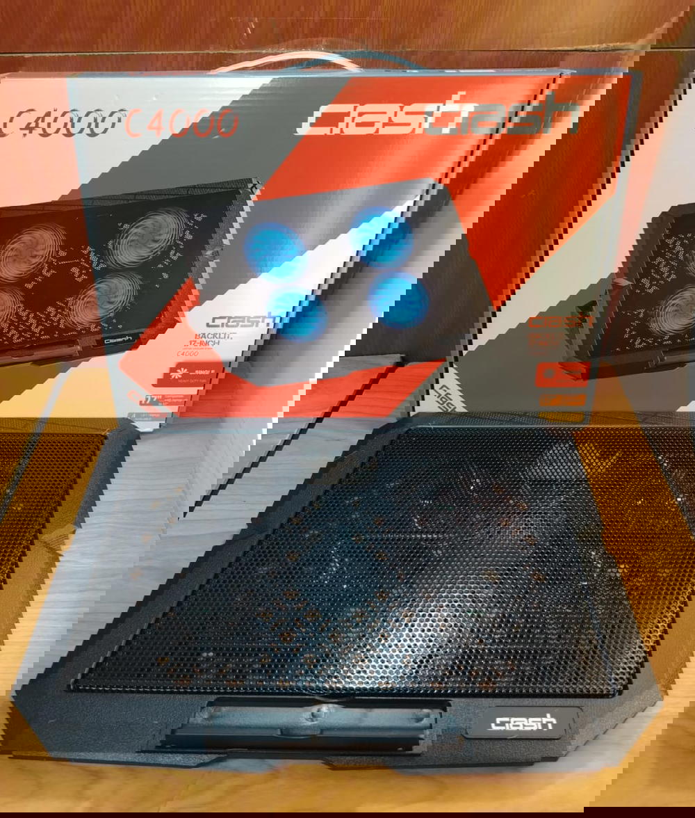 فان لابتوب 4 فان مضيئة ضمان Crash c4000 Preview Image
