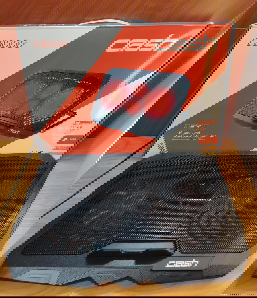 فان لابتوب 4 فان مضيئة ضمان Crash c8000 Preview Image