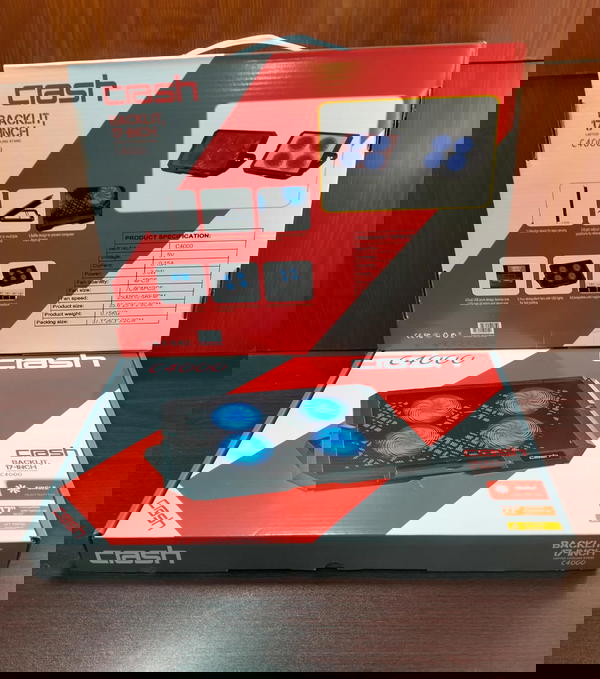 فان لابتوب 4 فان مضيئة ضمان Crash c4000 Image 2 Preview