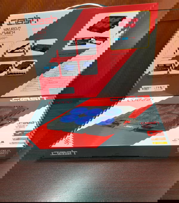 فان لابتوب 6 فان مضيئة ضمان Crash c6000 Image 2 Preview