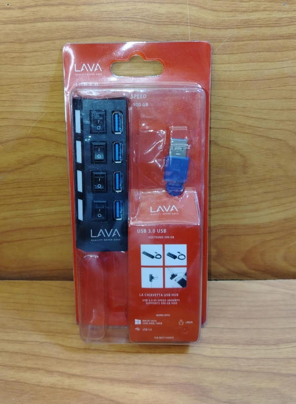 هب 4 بورت مفتاح LAVA usb  Image 1 Preview
