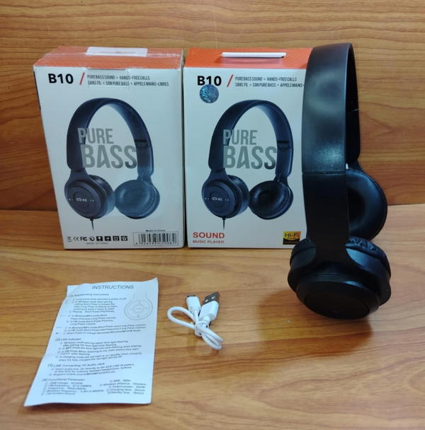 هيدفون بلوتوث B10 متفعله ضمان  Image 1 Preview