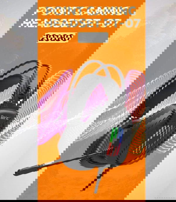 هيدفون جيمينج محيطي مضيئة ضمان Point pt07 Image 2 Preview