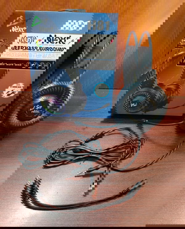 هيدفون جيمينج محيطي مضئ ضمان NEXT H81 Image 1 Preview