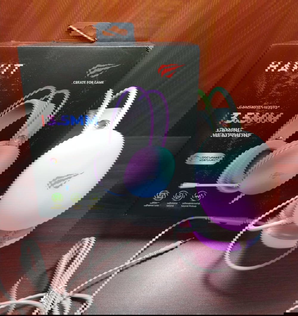 هيدفون جيمينج محيطي مضئ ضمان Havit h2037d Preview Image