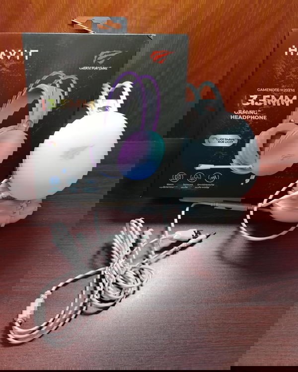 هيدفون جيمينج محيطي مضئ ضمان Havit h2037d Image 2 Preview