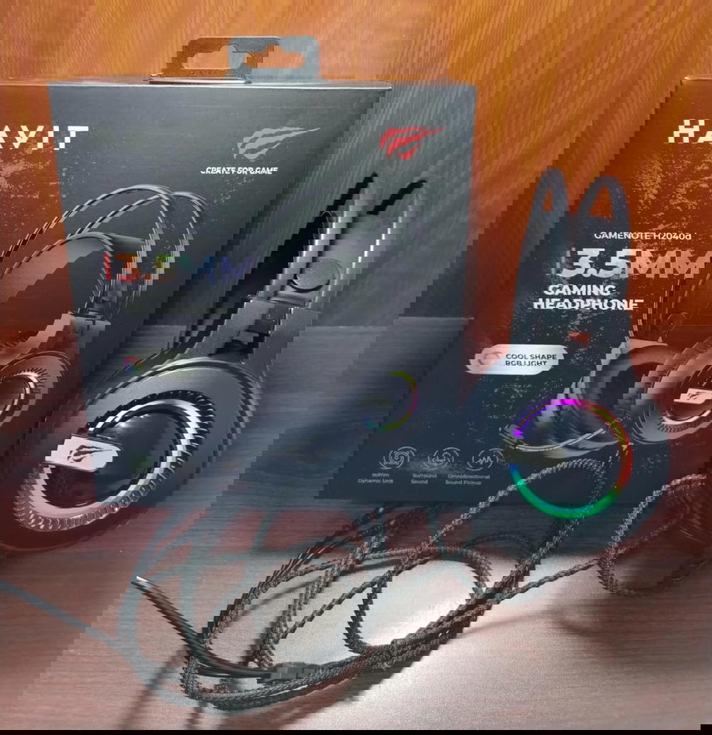 هيدفون جيمينج محيطي مضئ ضمان Havit h2040d Preview Image