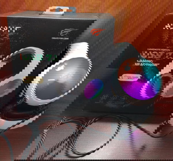 هيدفون جيمينج محيطي مضئ ضمان Havit h2043d Image 1 Preview