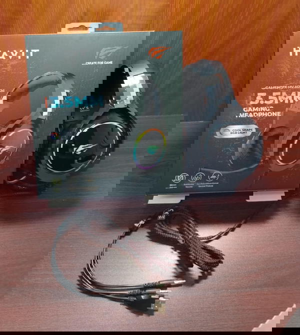 هيدفون جيمينج محيطي مضئ ضمان Havit h2232d Image 2 Preview