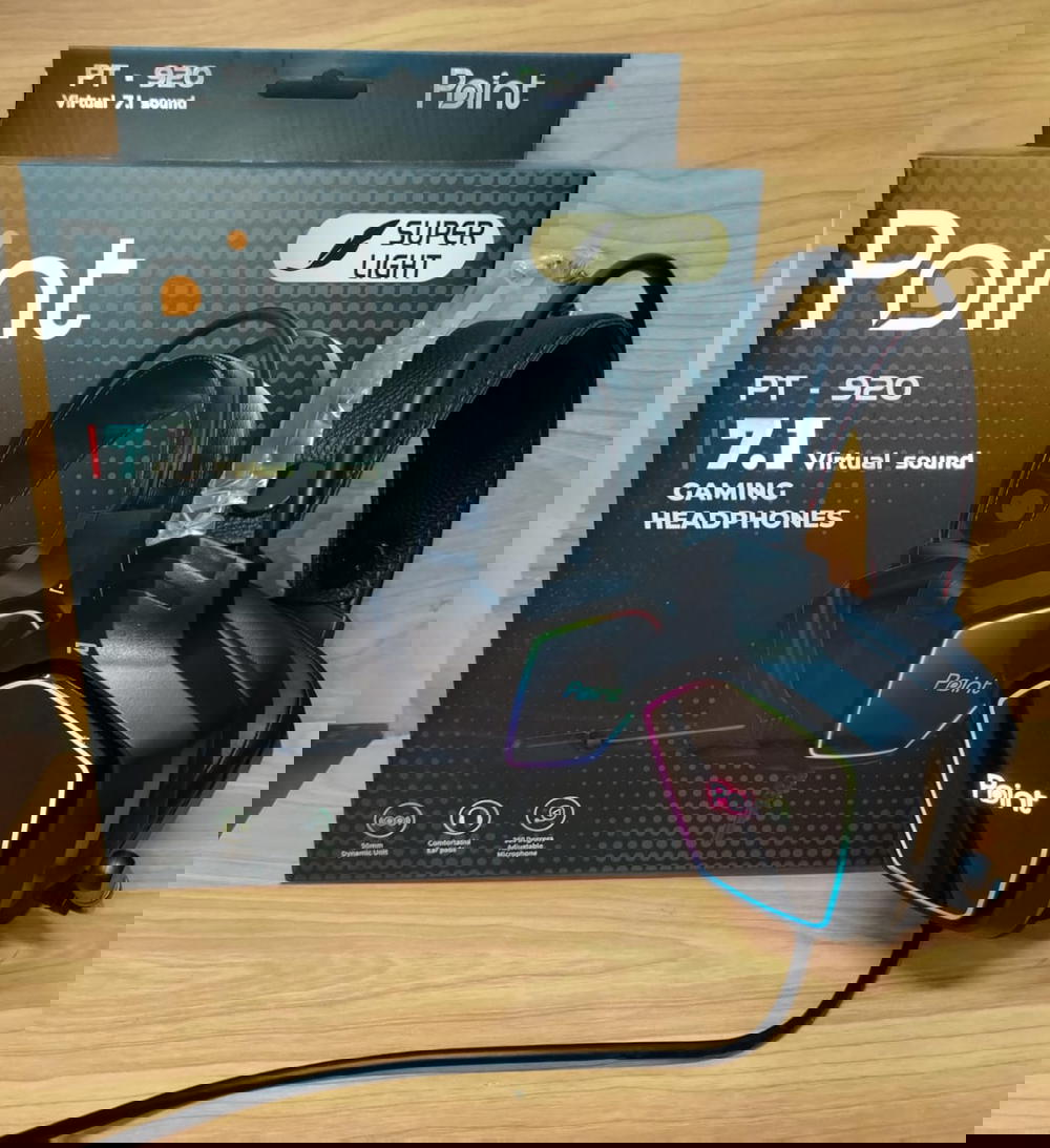 هيدفون جيمينج محيطي مضيئة ضمان Point pt920 Preview Image