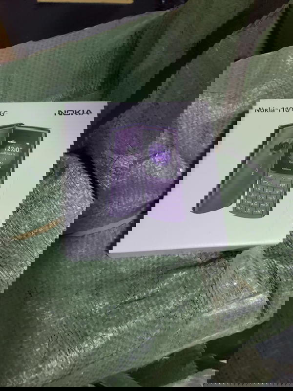 جهاز نوكيا 110 2024 4G بنفسجي جوانات فراشه دولي ضمان صيانة Image 1 Preview
