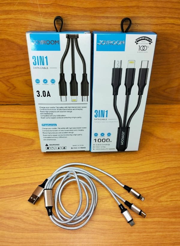 كابل 3*1 شيلد Joyroom  Image 1 Preview