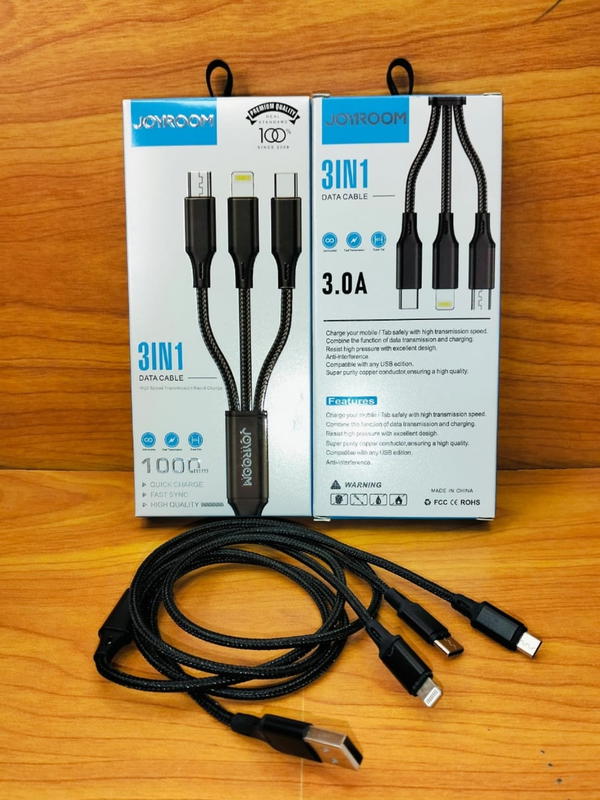 كابل 3*1 شيلد Joyroom  Image 2 Preview