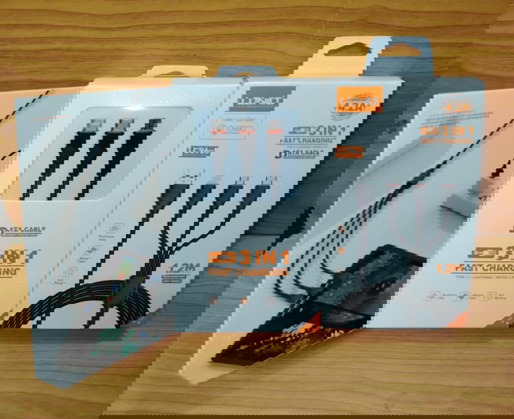 كابل 3*1 شيلد 4.2 امبير ضمان LDNIO lc96u Preview Image