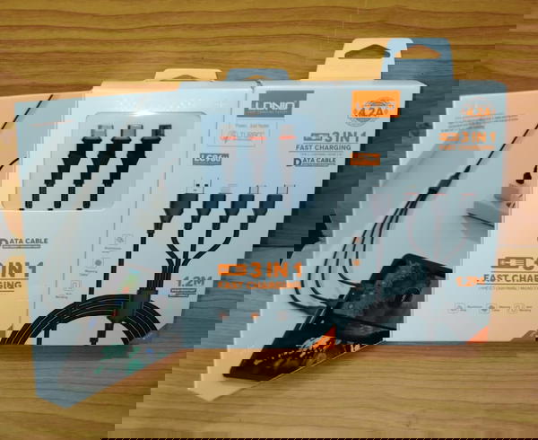 كابل 3*1 شيلد 4.2 امبير ضمان LDNIO lc96u Image 1 Preview