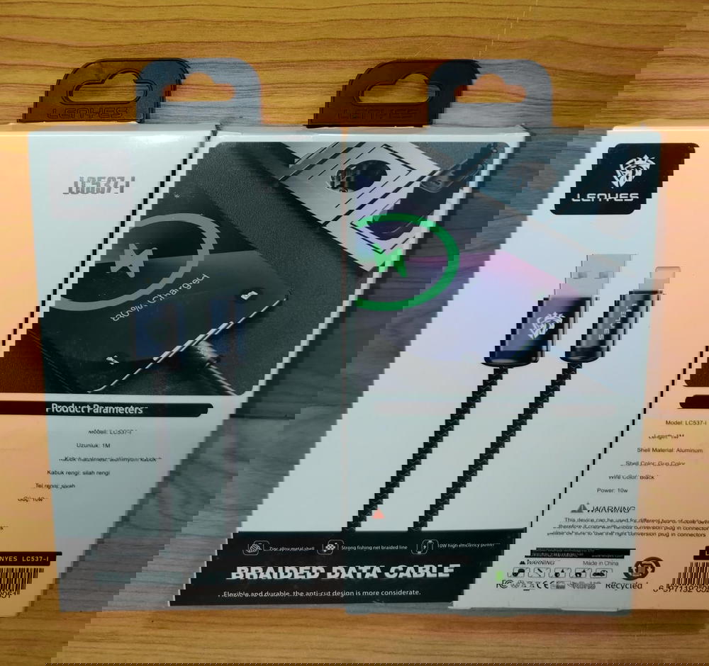 كابل ايفون 10 وات شيلد ضمان LENYES lc537 Preview Image