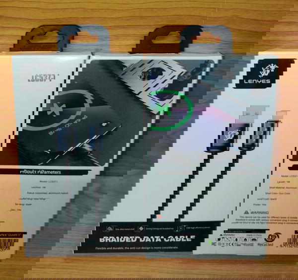 كابل ايفون 10 وات شيلد ضمان LENYES lc537 Image 1 Preview