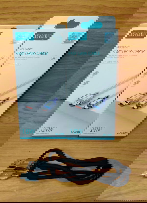 كابل ايفون 18 وات مضئ ضمان DADU c211 Image 1 Preview