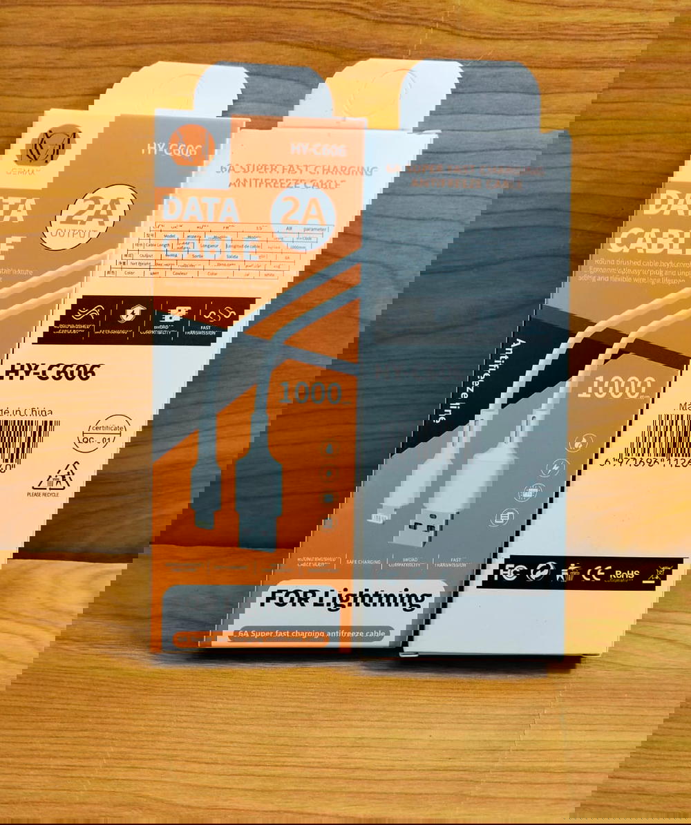 كابل ايفون 2 امبير ضمان GEMAX hy-c606 Preview Image