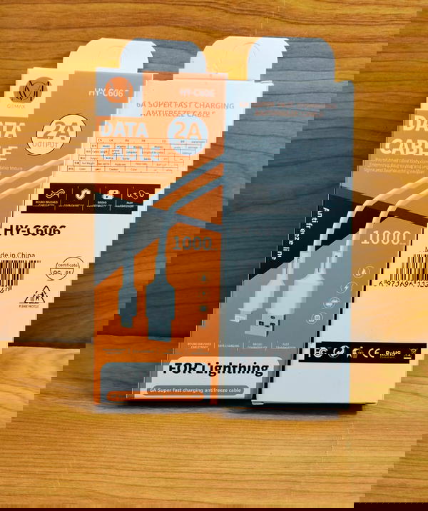 كابل ايفون 2 امبير ضمان GEMAX hy-c606 Image 1 Preview