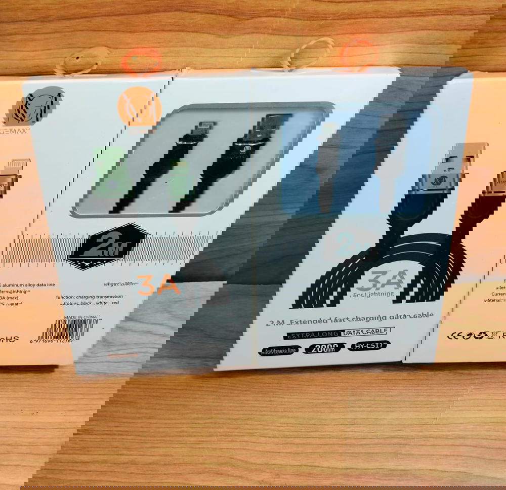 كابل ايفون 3 امبير 2 متر ضمان GEMAX hy-c517 Preview Image