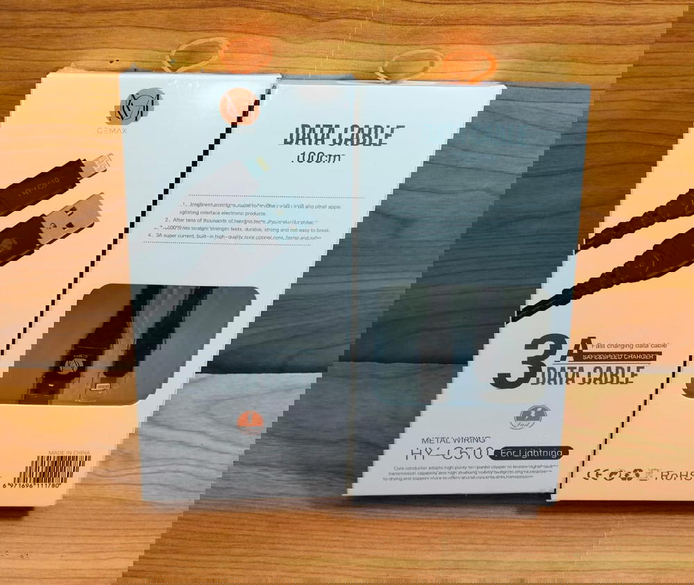كابل ايفون 3 امبير ضمان GEMAX hy-510 Preview Image