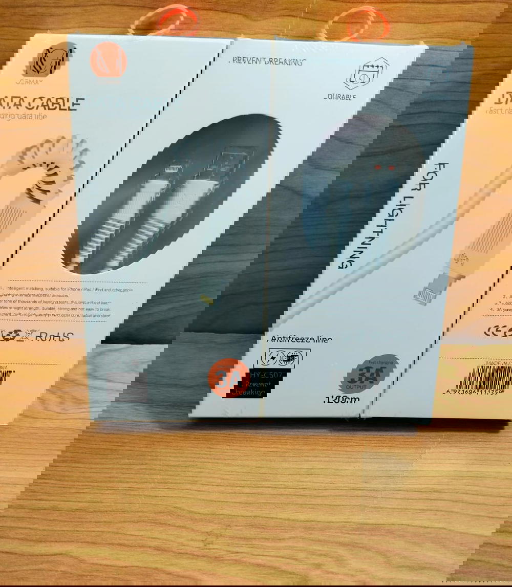 كابل ايفون 3 امبير مرن ضمان GEMAX hy-c507 Preview Image