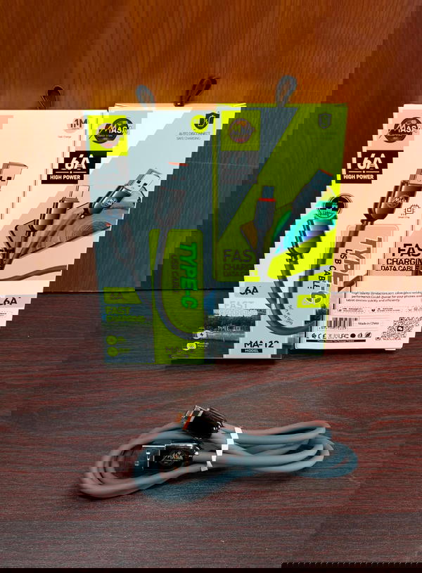 كابل ايفون 6 امبير طرف معدن ضمان MASA ma12 Image 1 Preview