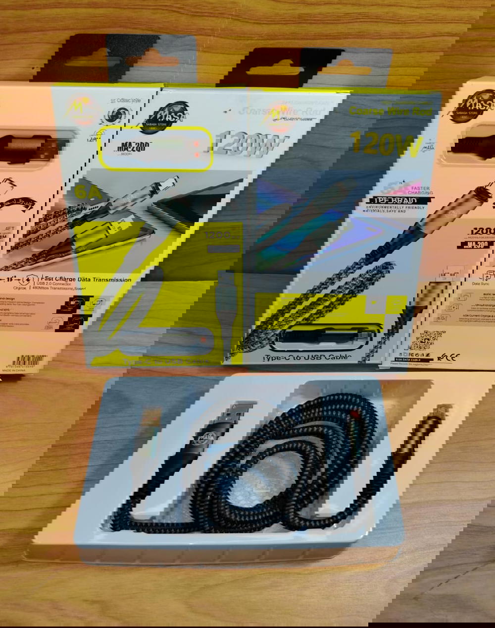 كابل ايفون رجال اعمال 6 امبير شيلد ضمان MASA ma-200 Preview Image