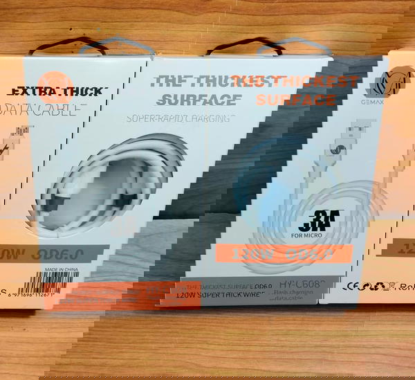 كابل ميكرو 120 وات OD6.0 ضمان GEMAX hy-c608 Image 1 Preview